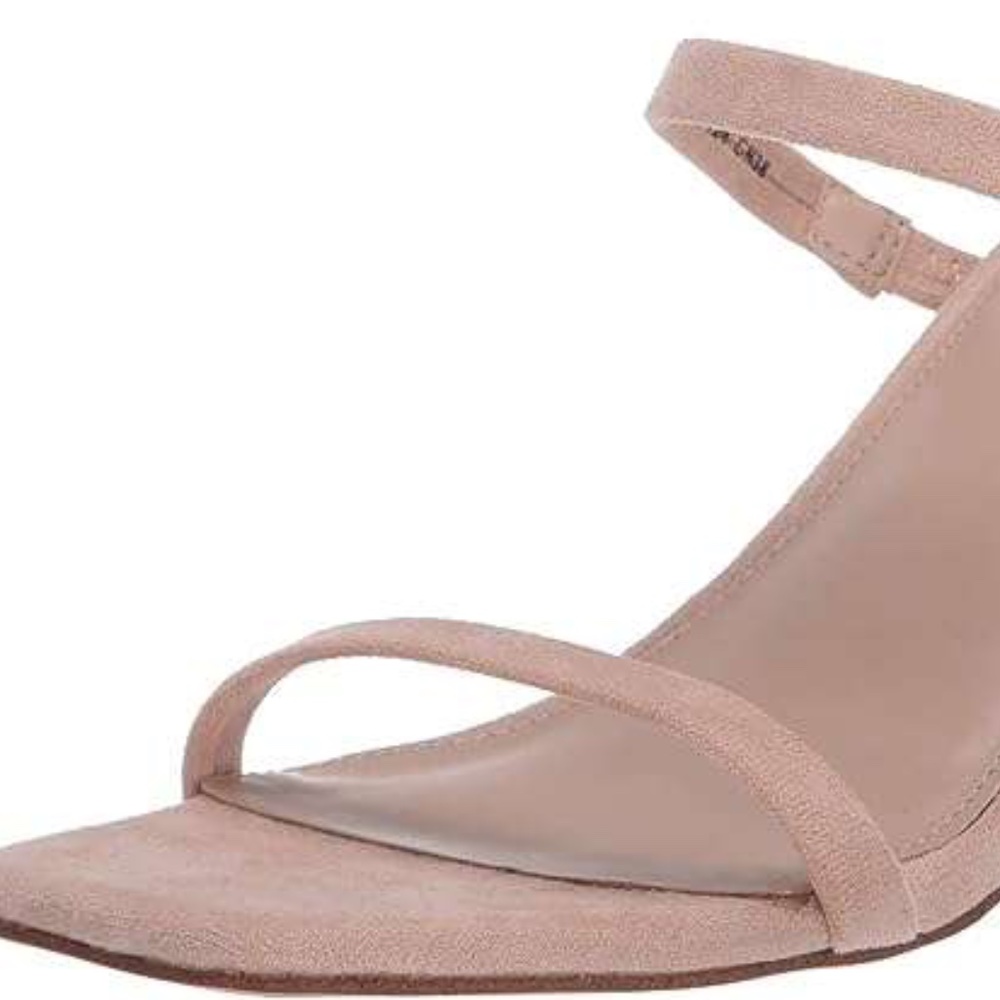 The Drop Women's Avery Square Toe Two Strap High Heeled Sandal - Size 12